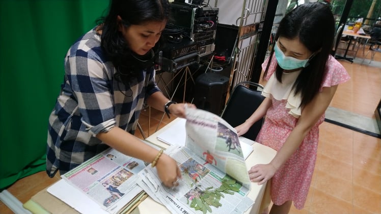 สนับสนุนตัวอย่างพรรณไม้แห้ง สาขาวิชาวิทยาศาสตร์การแพทย์ สำนักวิชาแพทยศาสตร์