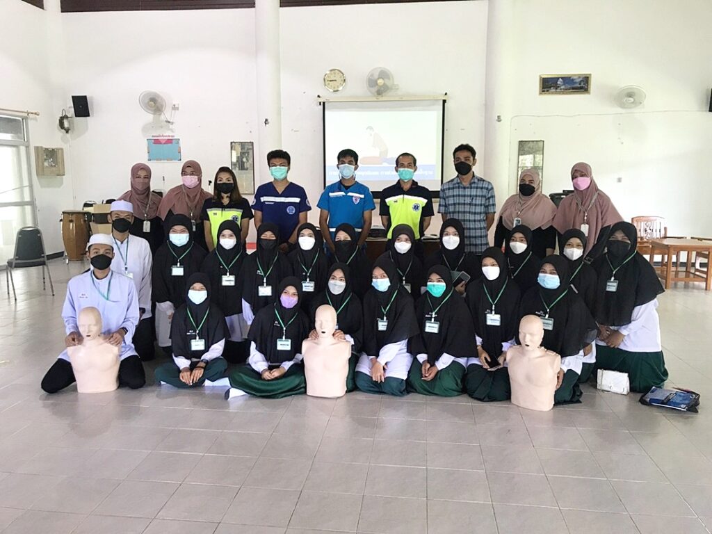 กิจกรรมบริการวิชาการ การวิเคราะห์อาหารในกระเพาะปลา และการ CPR