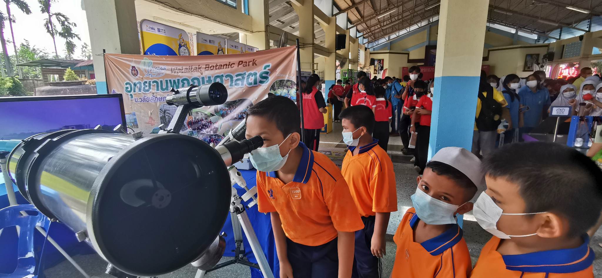 กิจกรรมคาราวานวิทยาศาสตร์ อพวช ณ โรงเรียนเหนือคลองประชาบำรุง