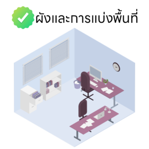 ผังและการแบ่งพื้นที่