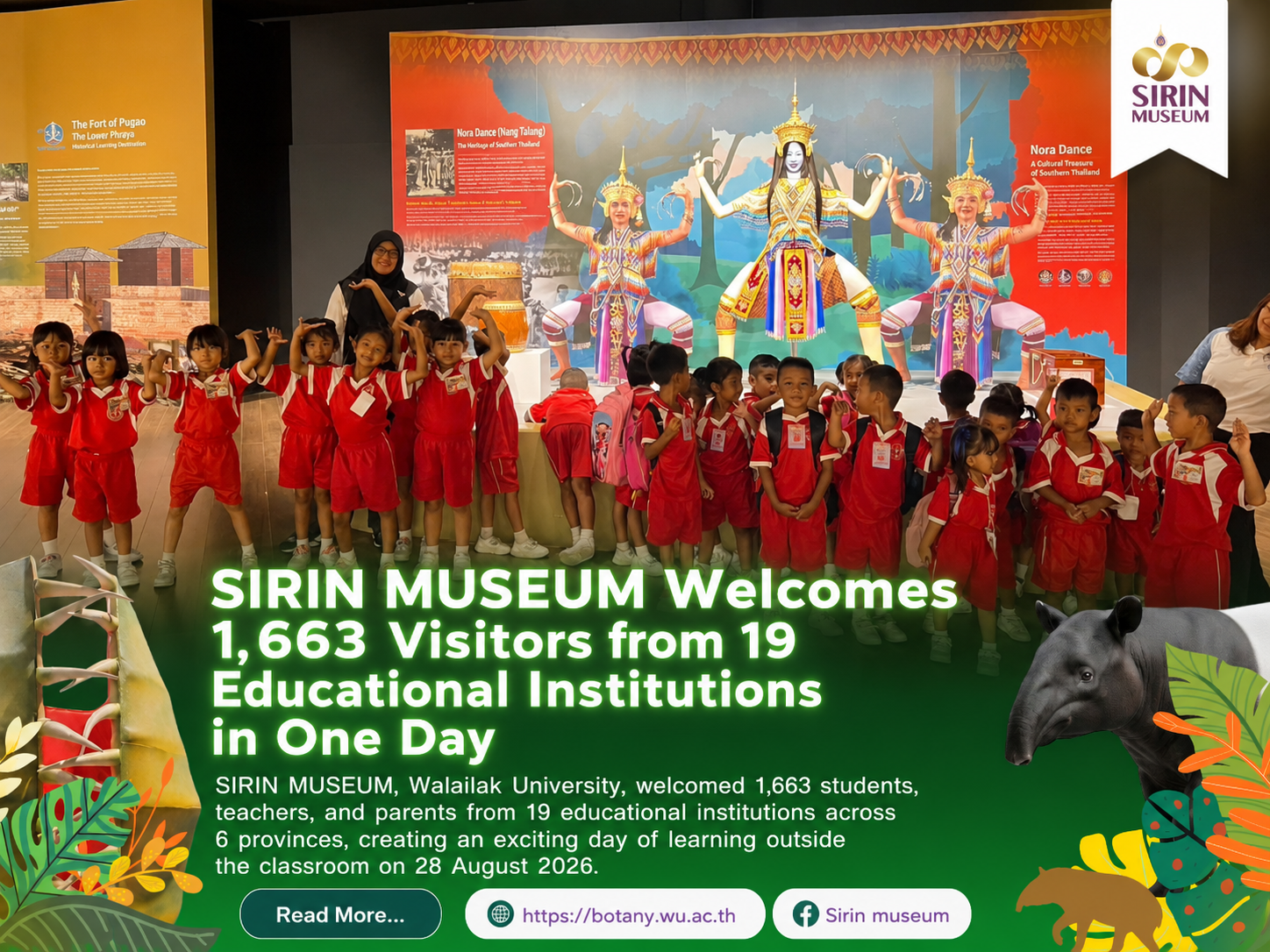 SIRIN MUSEUM Welcomes 1,663 Visitors from 19 Educational Institutions in One Day